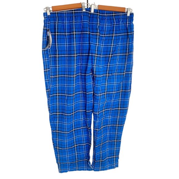 NFL Los Angeles Chargers Sleep Pajamas Flannel Pants Mens 4XL NWT Blue Plaid - Picture 3 of 8